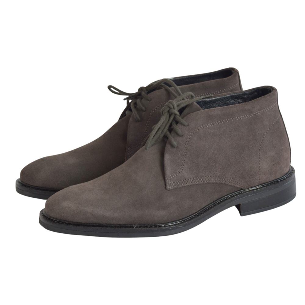 Alfani Grey Suede Chukka Boots Men’s Size 7.5 Casual Dress Booties
